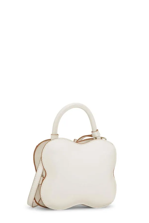 AccessoriesBags GANNI Mini Bags Small White Butterfly Crossbody Bag Egret
