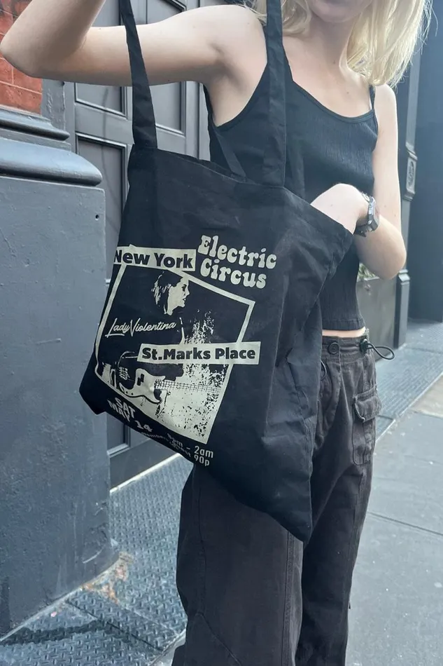Accessories Electric Circus Tote Bag Brandy Melville BAGS and BACKPACKS