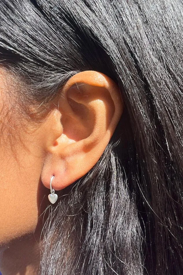 Accessories Heart Charm Earrings Brandy Melville JEWELRY