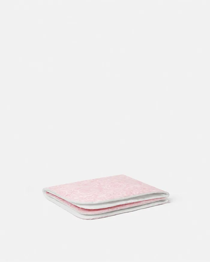 Accessories Kids Versace Barocco Padded Baby Blanket Pinkprint