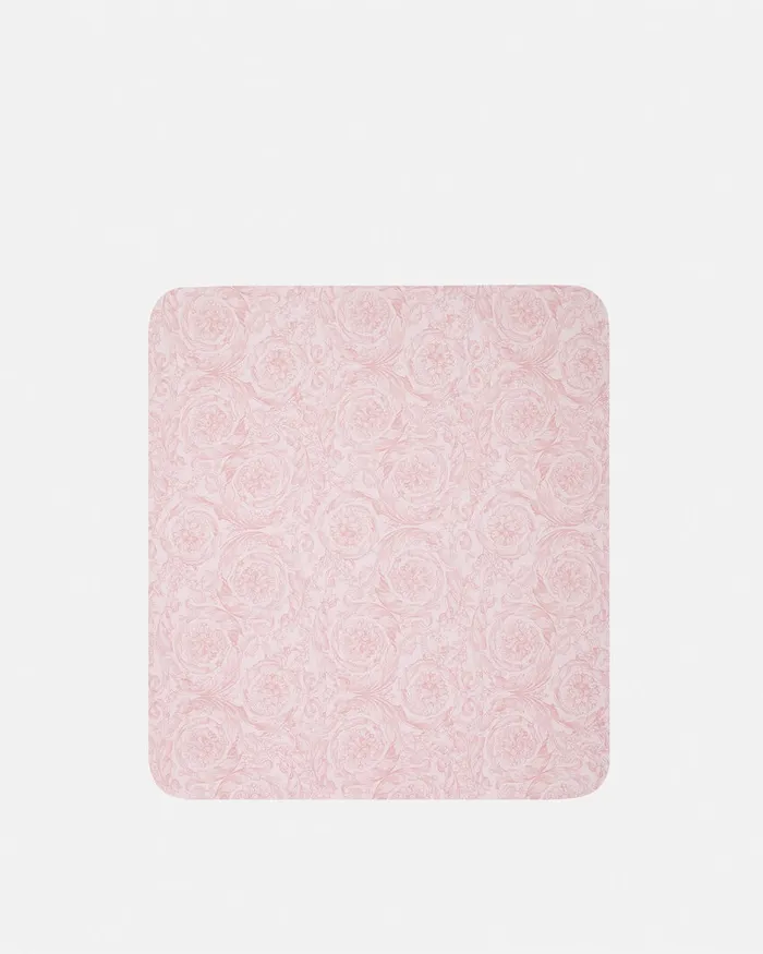 Accessories Kids Versace Barocco Padded Baby Blanket Pinkprint