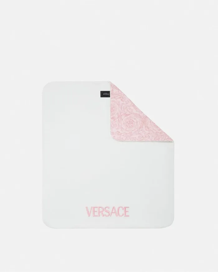 Accessories Kids Versace Barocco Padded Baby Blanket Pinkprint