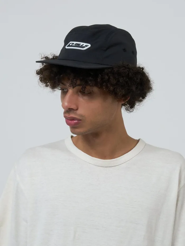 Accessories Midnight Runner Curved 5 Panel Cap Black Thrills Hats