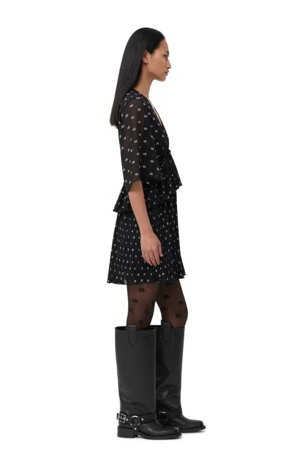 AccessoriesShoes GANNI Boots Black UnderKnee Biker Boots Black AccessoriesShoes GANNI Boots Black UnderKnee Biker Boots Black