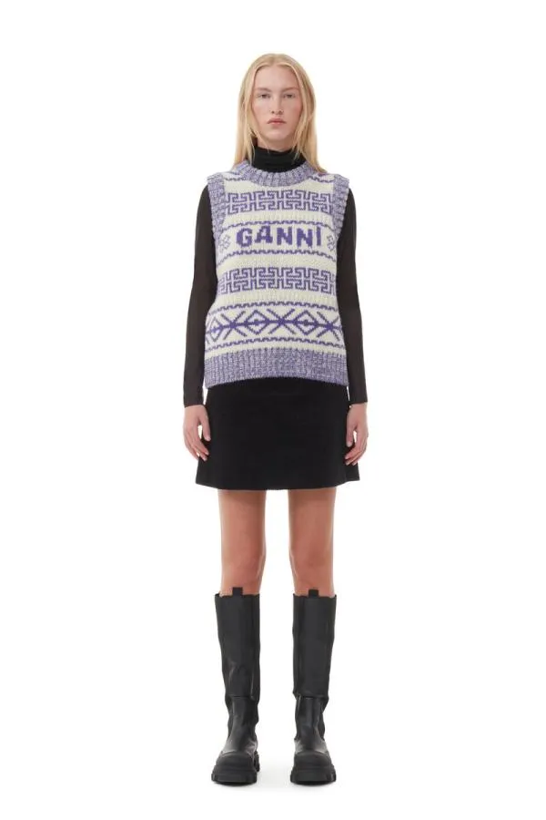 AccessoriesShoes GANNI Boots Cleated High Chelsea Boots Black