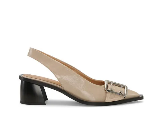 AccessoriesShoes GANNI Buckle Shoes Beige Feminine Buckle Slingback Pumps Taos Taupe AccessoriesShoes GANNI Buckle Shoes Beige Feminine Buckle Slingback Pumps Taos Taupe