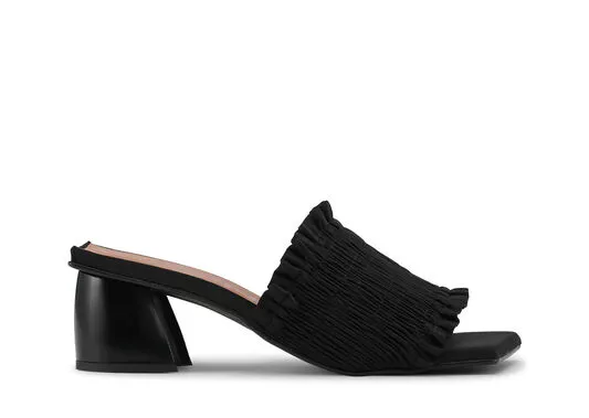 AccessoriesShoes GANNI Mules Smock Kitten Heel Mules Black