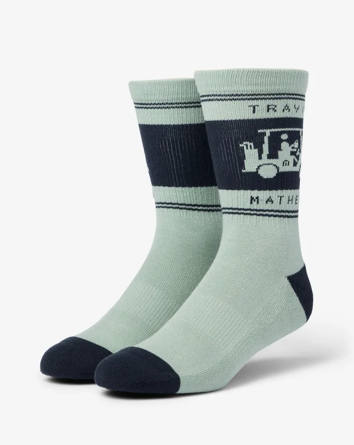 Accessories Socks TravisMathew MAPES CREW SOCK Jadeite