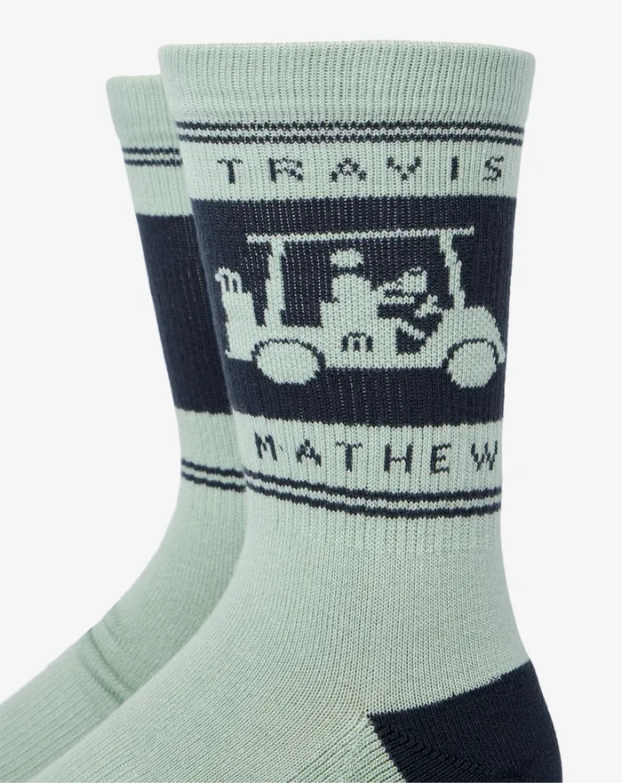 Accessories Socks TravisMathew MAPES CREW SOCK Jadeite