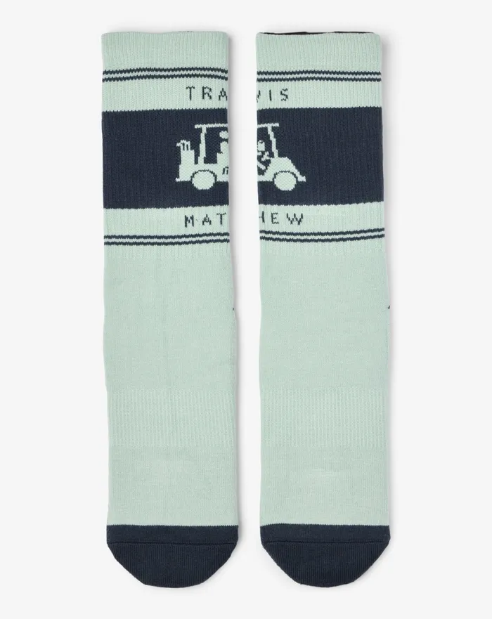 Accessories Socks TravisMathew MAPES CREW SOCK Jadeite