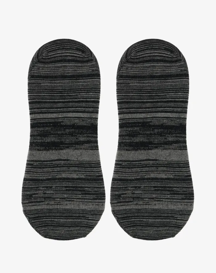 Accessories Socks TravisMathew OFF SCHEDULE NO SHOW SOCK Heather Black