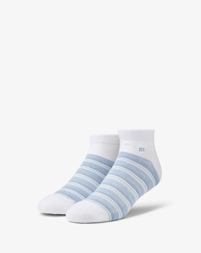 Accessories Socks TravisMathew WITH THE TIDE ANKLE SOCK White