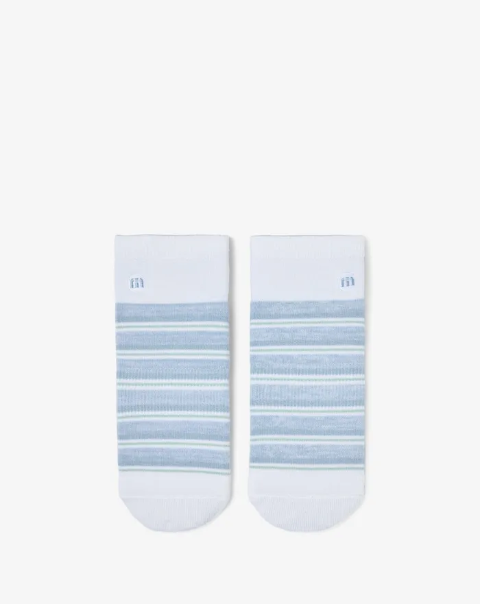 Accessories Socks TravisMathew WITH THE TIDE ANKLE SOCK White
