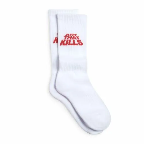 Accessories WomenMen Gallery Dept ATK STACKED LOGO SOCKS Bright White