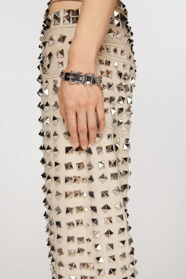 Acne Studios Buckle Chain Bracelet Silver Men Jewellery