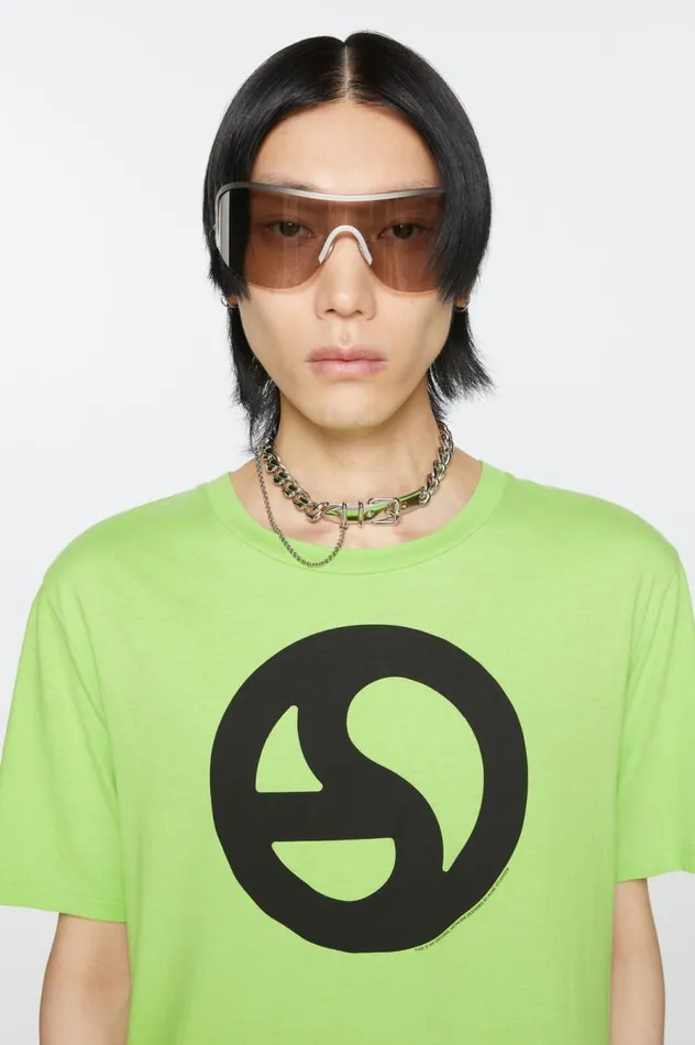 Acne Studios Buckle Chain Necklace Silver Men Jewellery