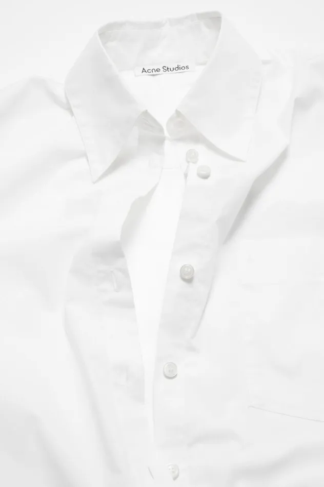 Acne Studios Buttonup Shirt Optic White Women Shirts and Blouses