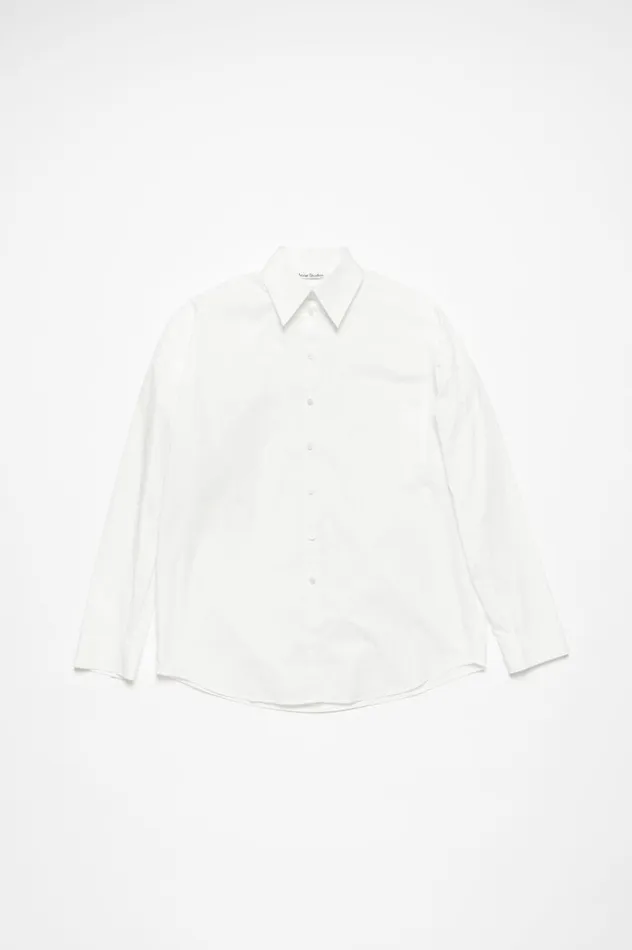 Acne Studios Buttonup Shirt Optic White Women Shirts and Blouses