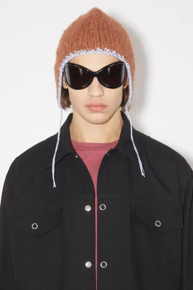 Acne Studios Cotton Blend Overshirt Black Men Outerwear