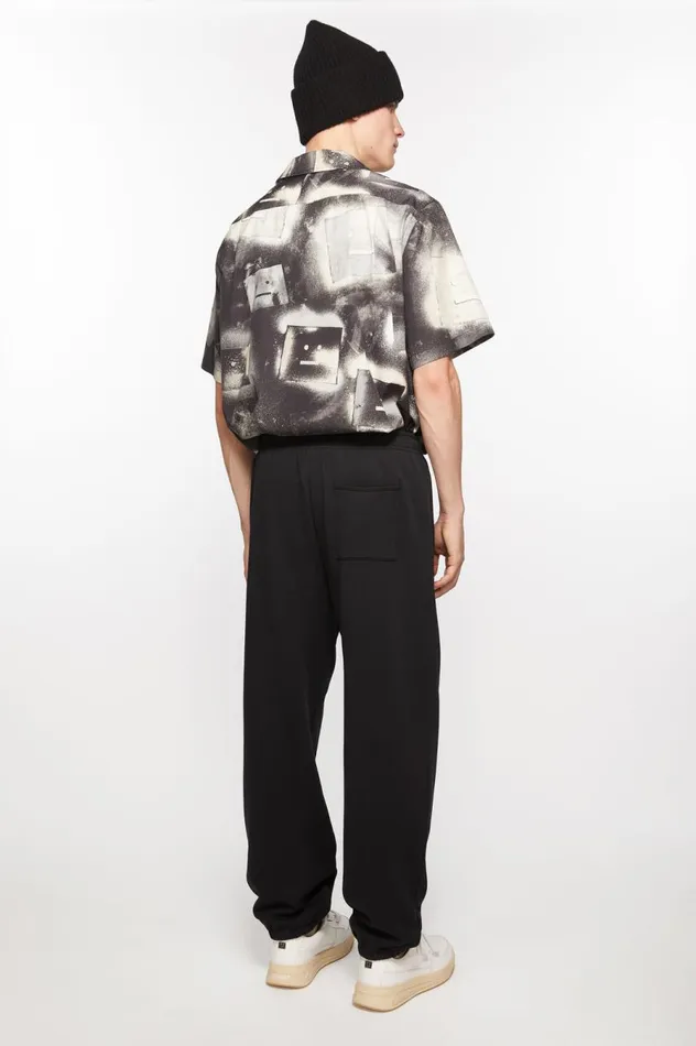 Acne Studios Cotton Sweatpants Black Women Trousers