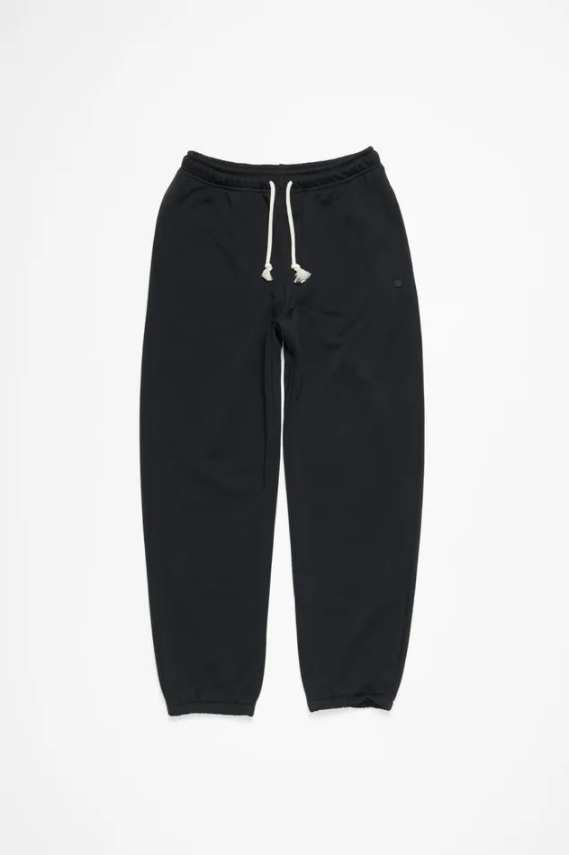 Acne Studios Cotton Sweatpants Black Women Trousers