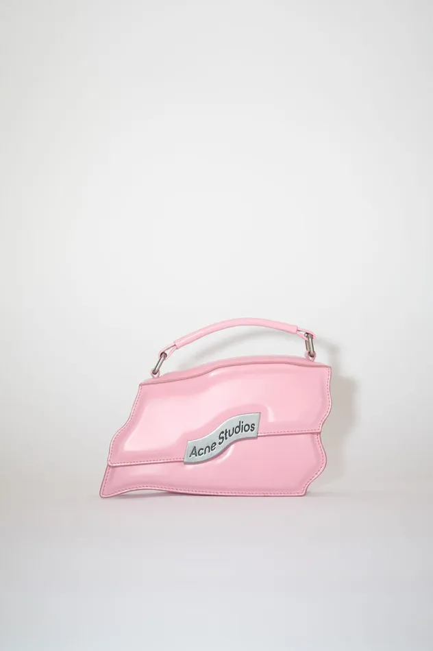 Acne Studios Distortion Wavy Mini Bag Bubble Pink Women Bags
