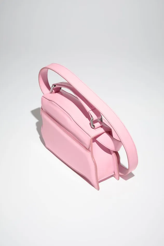 Acne Studios Distortion Wavy Mini Bag Bubble Pink Women Bags