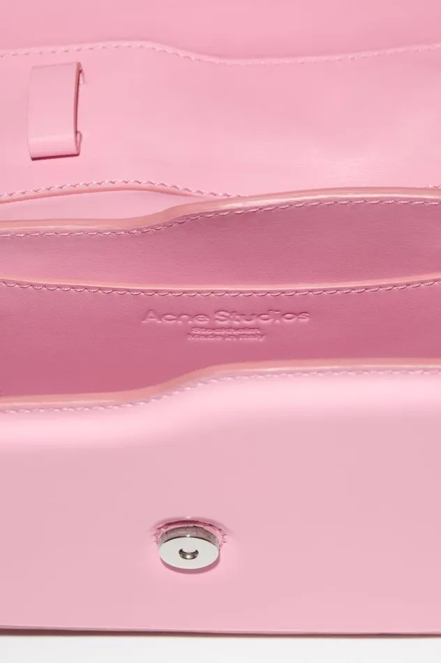 Acne Studios Distortion Wavy Mini Bag Bubble Pink Women Bags