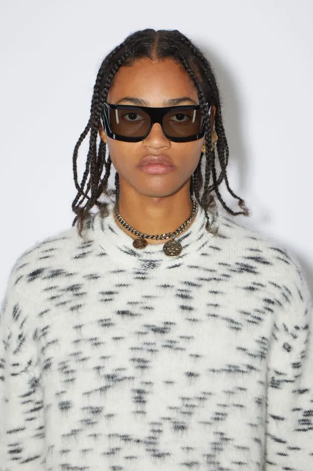 Acne Studios Frame Sunglasses Black Men Eyewear