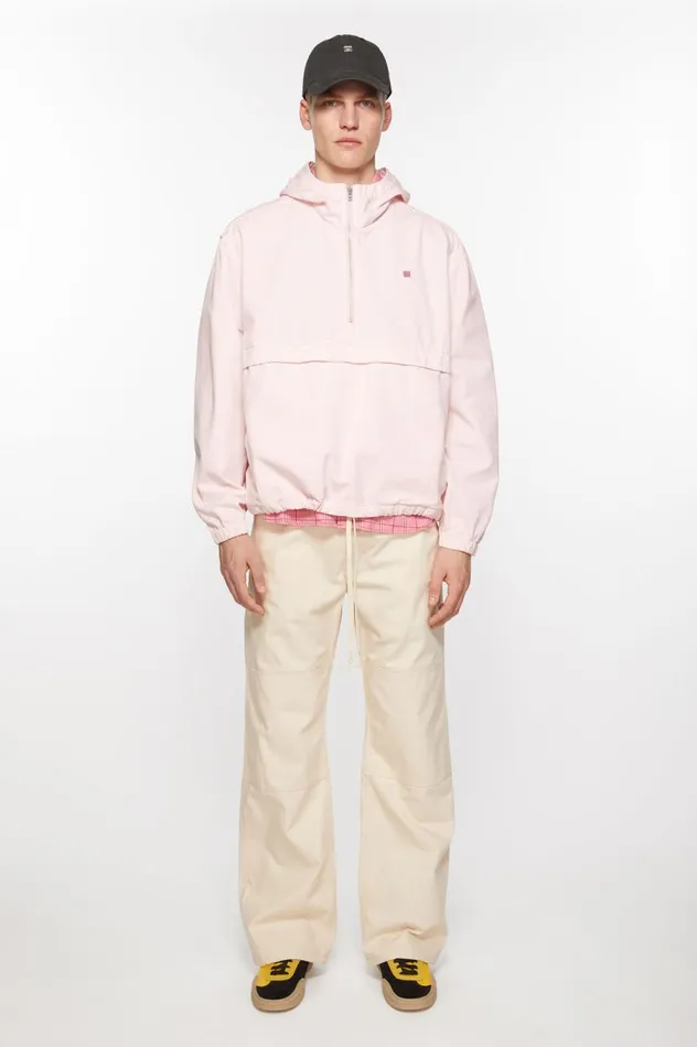 Acne Studios Hooded Jacket Pink Men Outerwear