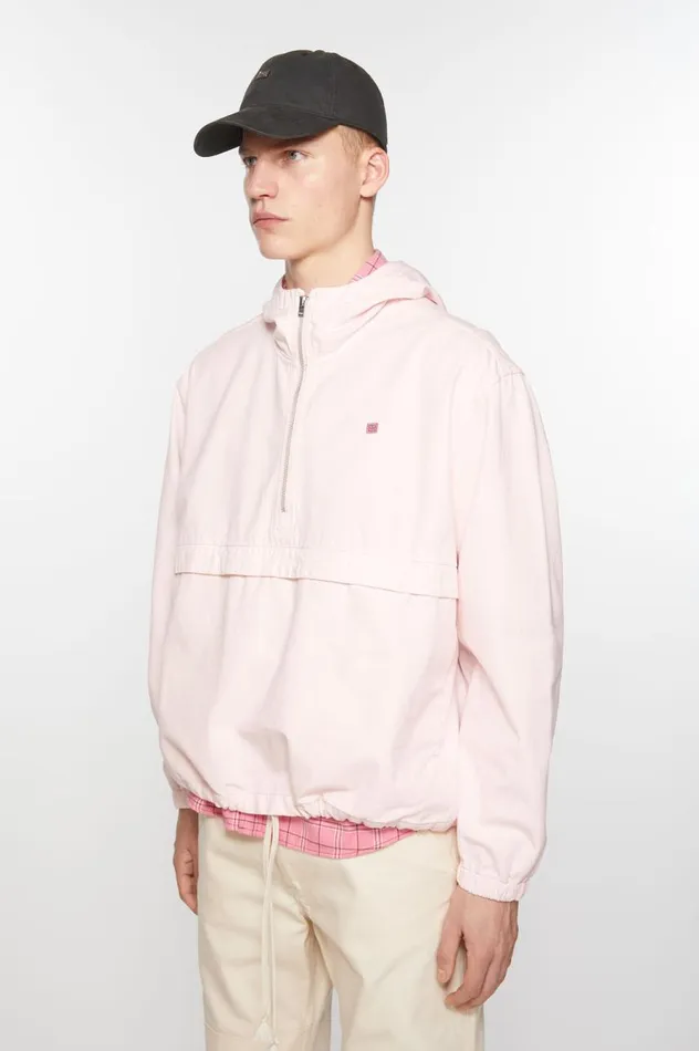 Acne Studios Hooded Jacket Pink Men Outerwear
