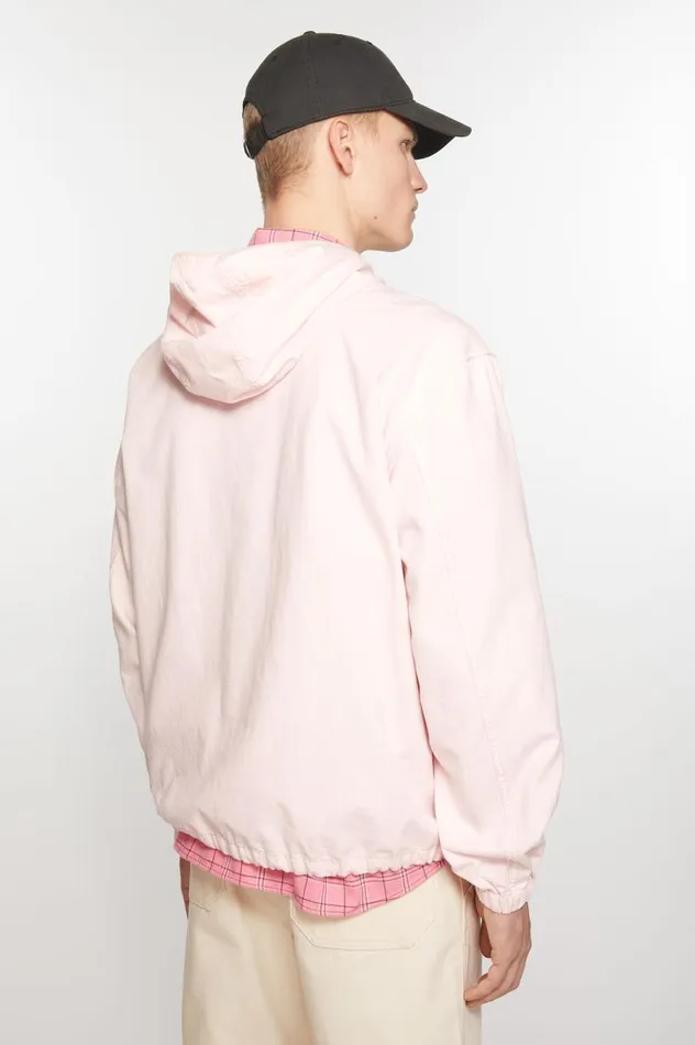 Acne Studios Hooded Jacket Pink Men Outerwear