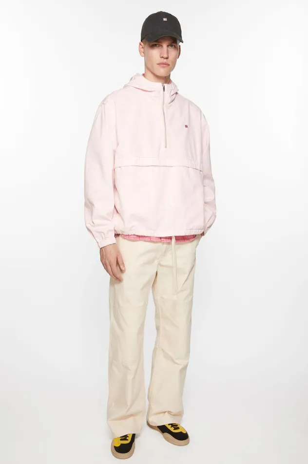 Acne Studios Hooded Jacket Pink Men Outerwear