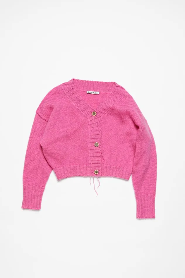 Acne Studios Knit Cardigan Pink Women Knitwear