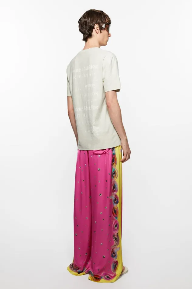 Acne Studios Logo Tshirt 8211 Relaxed Fit Herb Green Women Tshirts