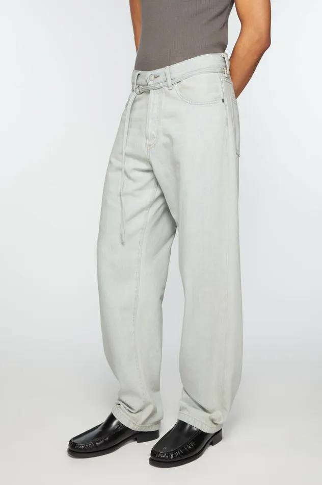 Acne Studios Loose Fit Jeans 8211 1991 Toj Light Blue Women Jeans