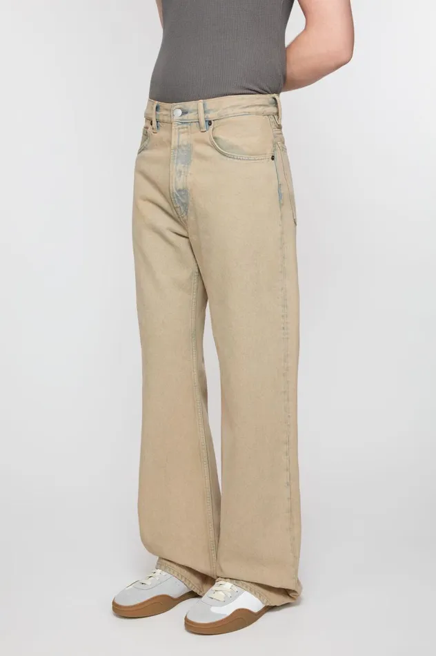 Acne Studios Loose Fit Jeans 8211 2021M Light Sand Men Jeans