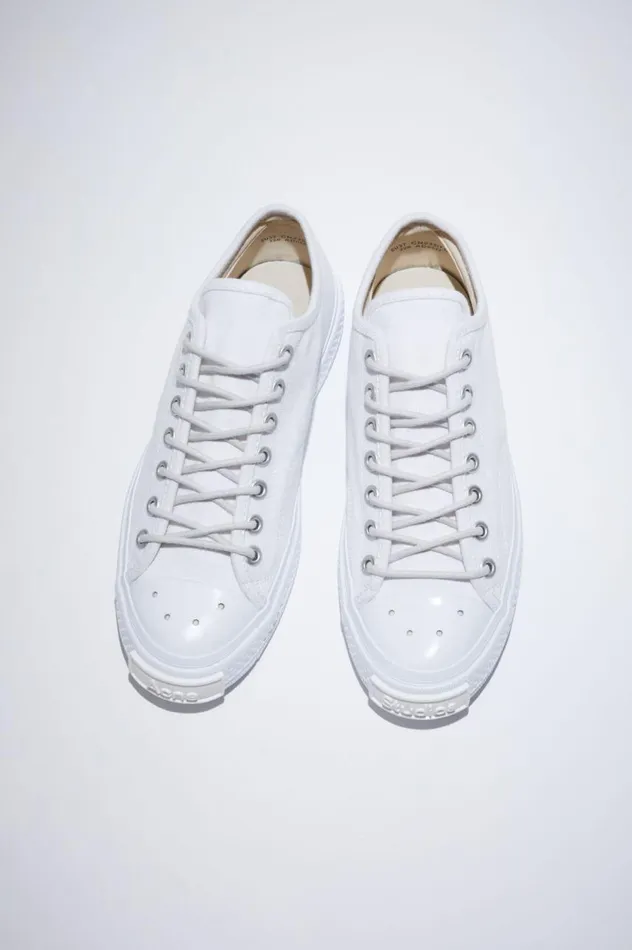 Acne Studios Low Top Sneakers Optic White Women Shoes
