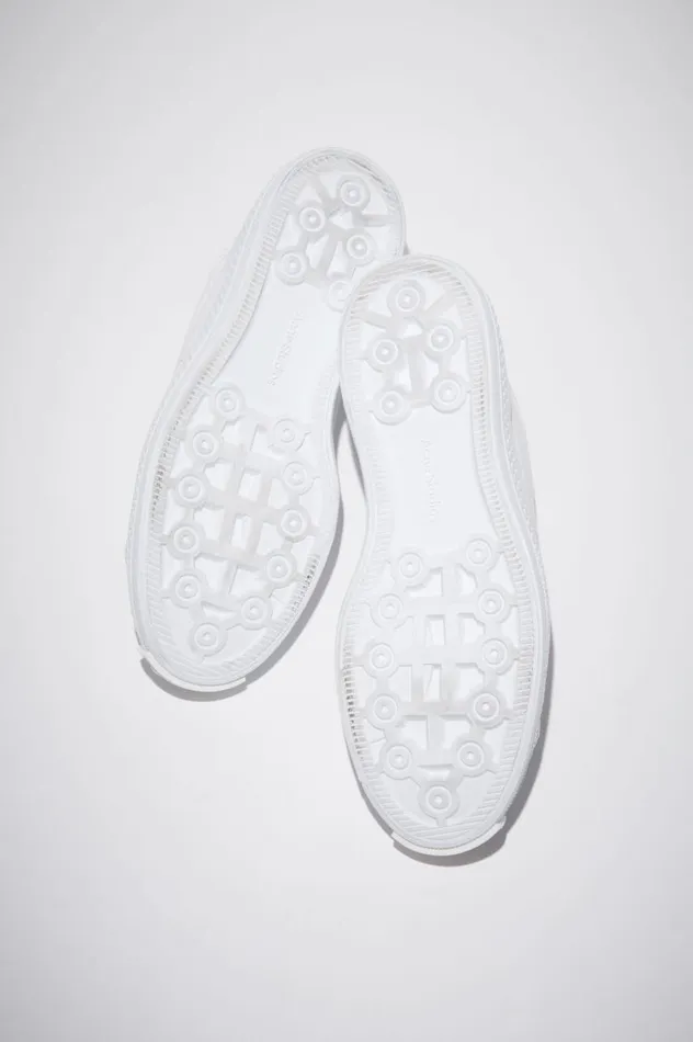 Acne Studios Low Top Sneakers Optic White Women Shoes