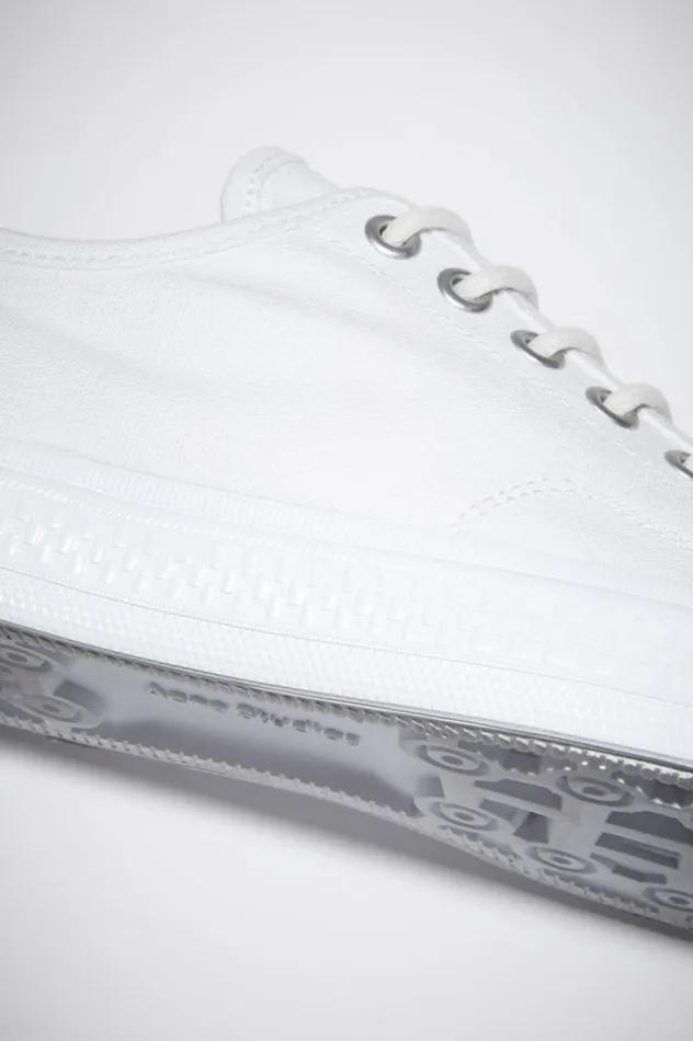 Acne Studios Low Top Sneakers Optic White Women Shoes