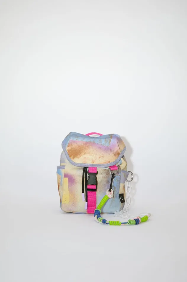 Acne Studios Mini Backpack Beigemulti Women Bags