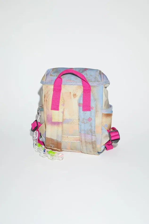 Acne Studios Mini Backpack Beigemulti Women Bags