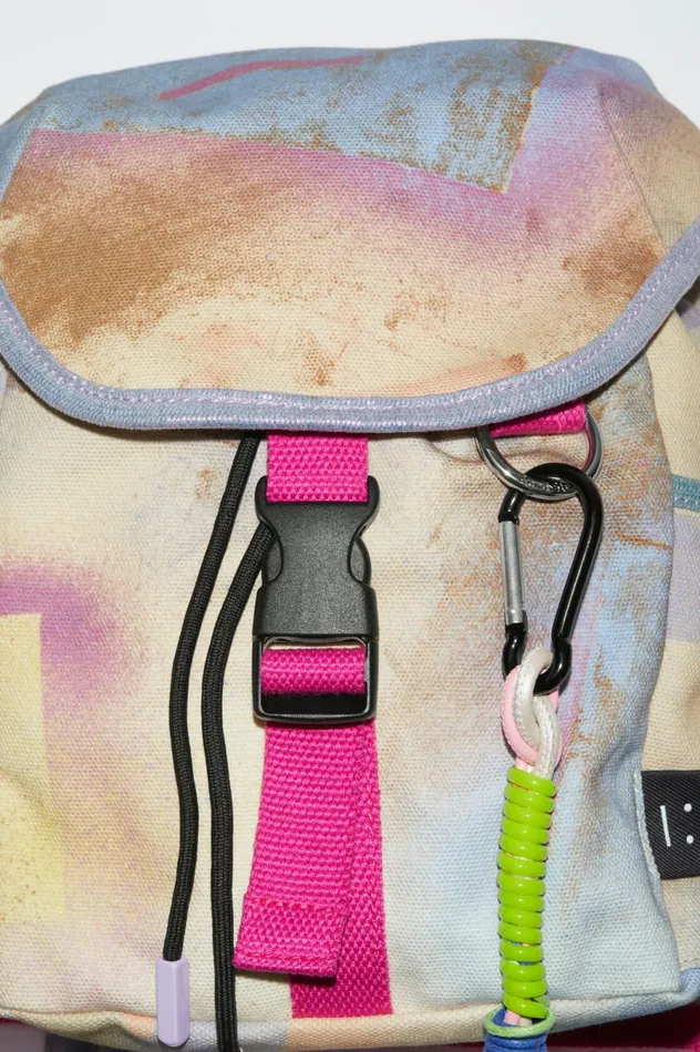 Acne Studios Mini Backpack Beigemulti Women Bags