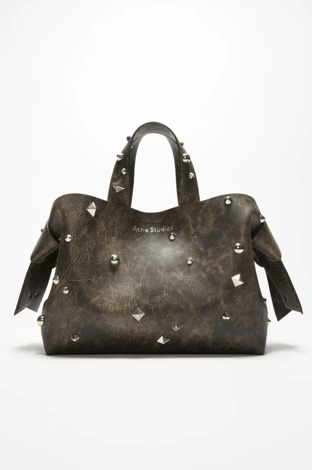 Acne Studios Musubi Midi Tote Dark Brown Men Bags