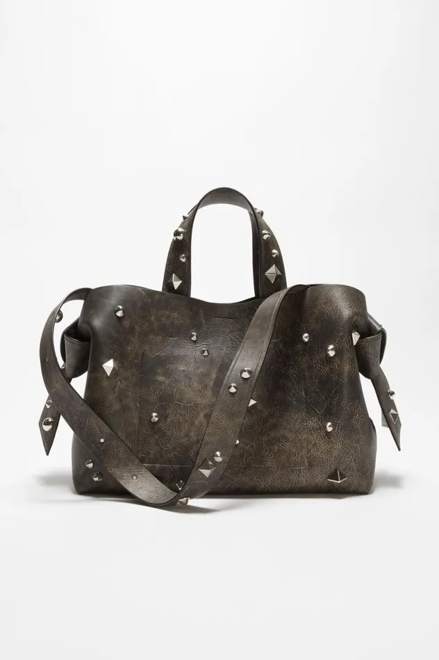 Acne Studios Musubi Midi Tote Dark Brown Men Bags