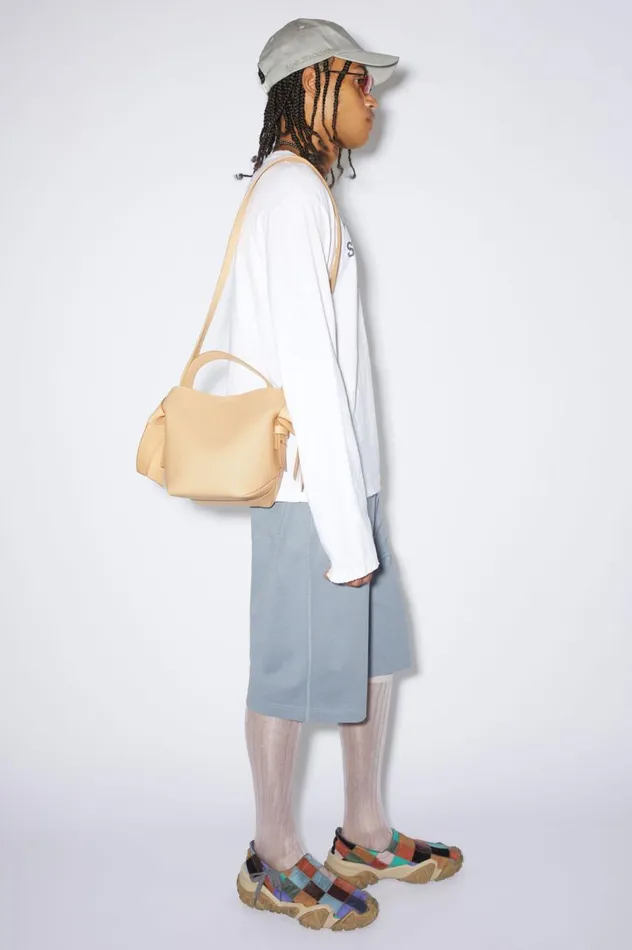 Acne Studios Musubi Mini Shoulder Bag Dune Beige Women Bags