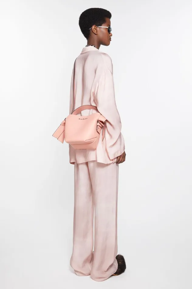 Acne Studios Musubi Mini Shoulder Bag Salmon Pink Women Bags