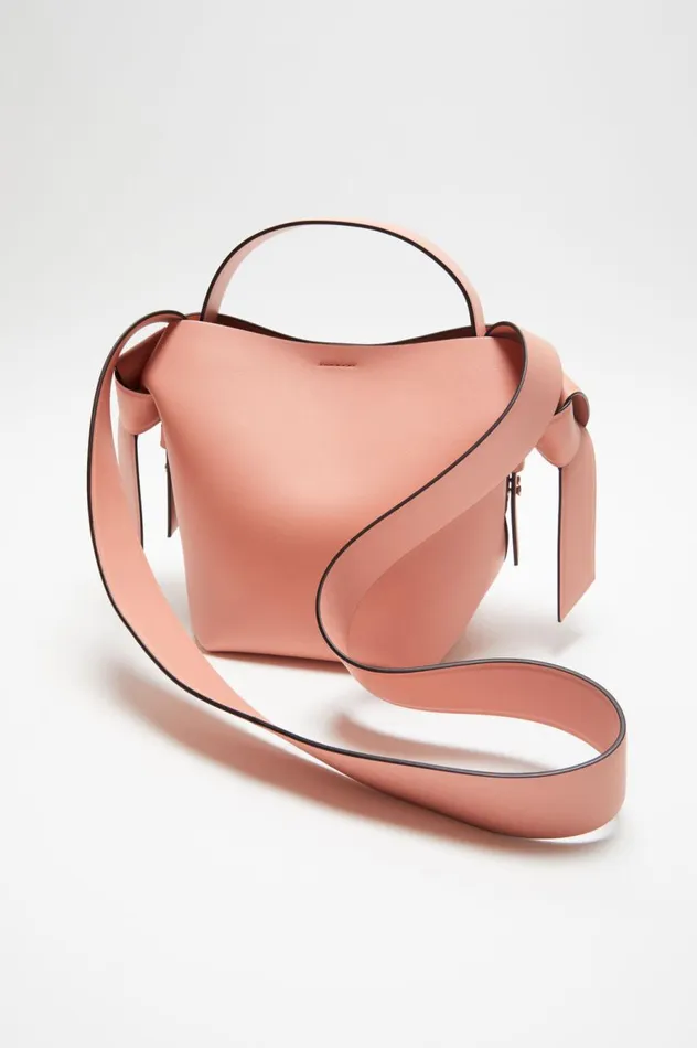 Acne Studios Musubi Mini Shoulder Bag Salmon Pink Women Bags