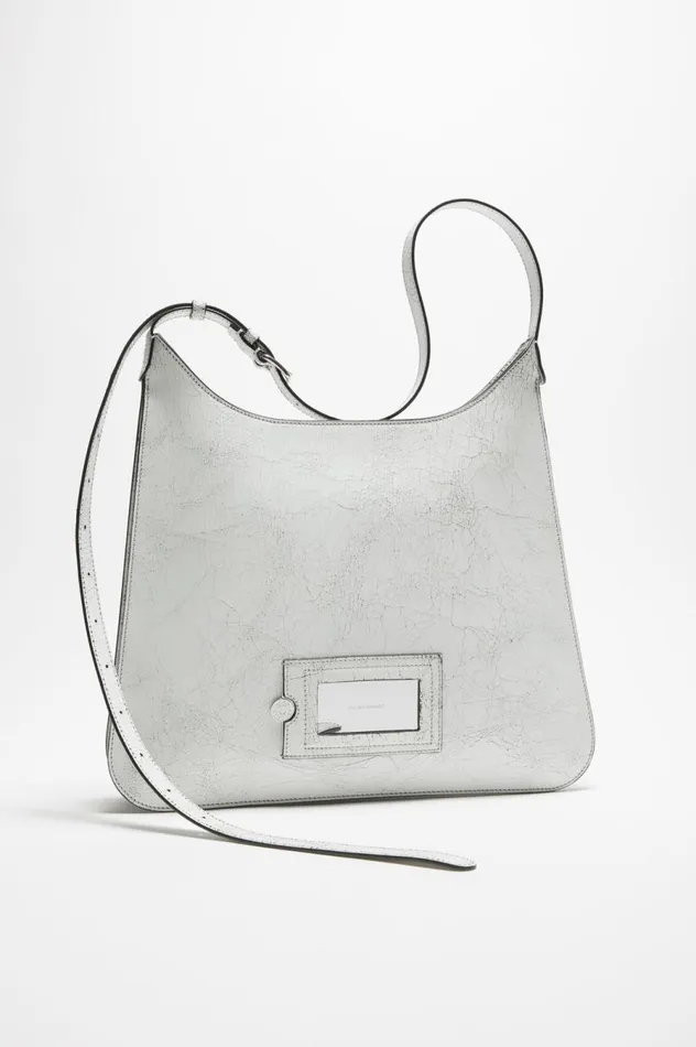 Acne Studios Platt Shoulder Bag White Women Bags