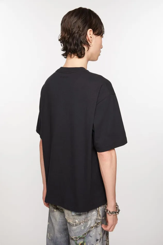 Acne Studios Printed Tshirt Black Men Tshirts